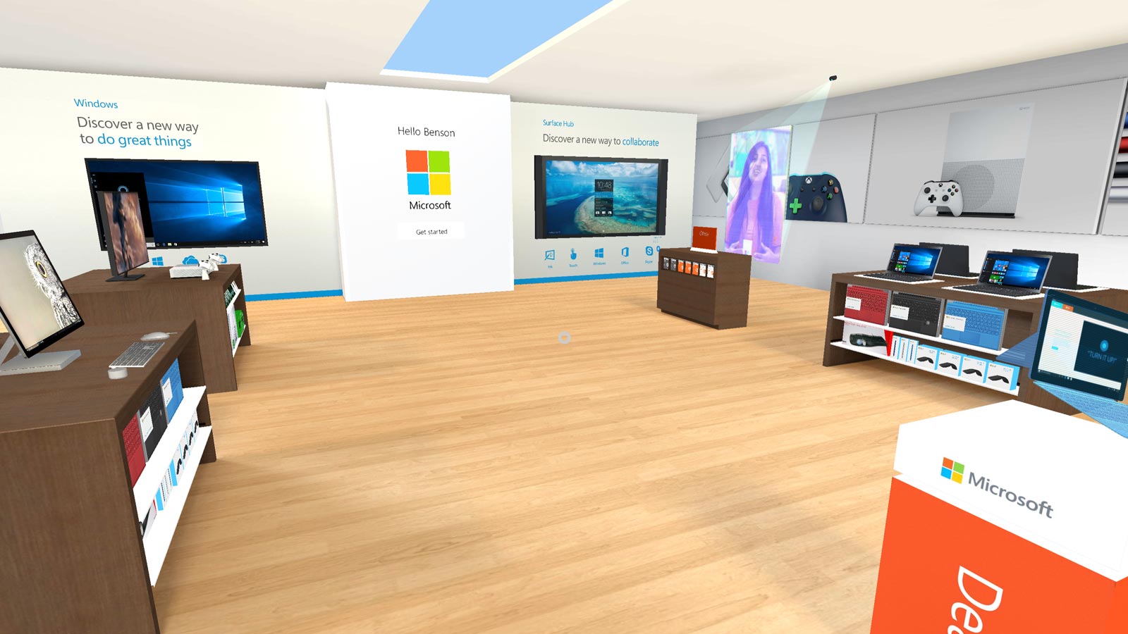 A virtual Microsoft Store